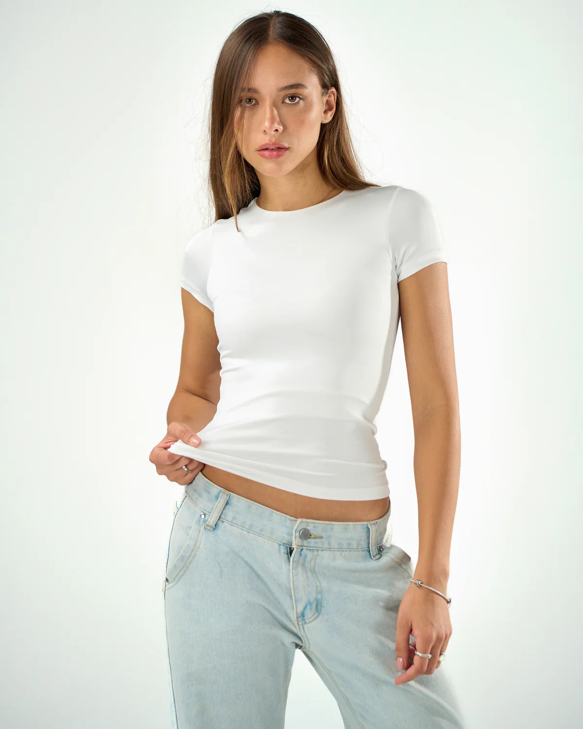 Shaping short sleeve shirt