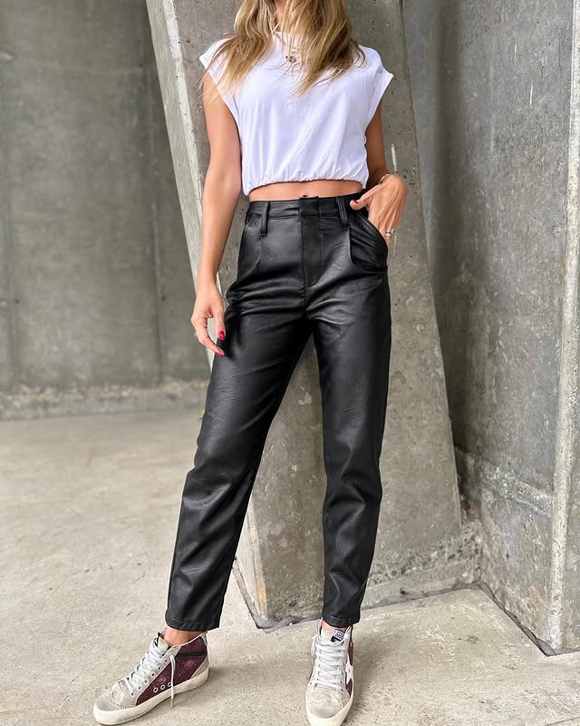 MomFit Leather pants
